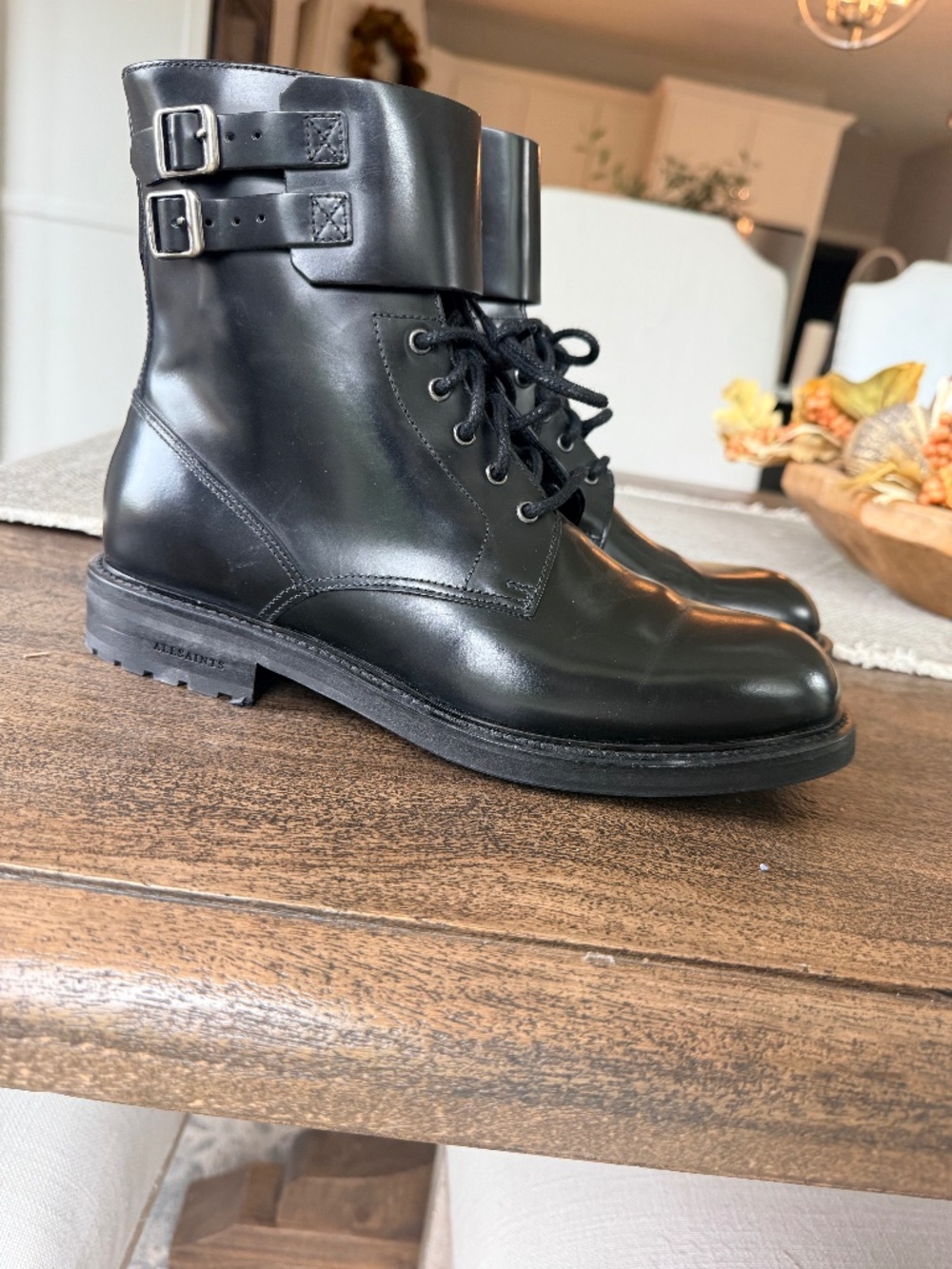 Brigade combat boots by AllSaints New with out tag size 10/40